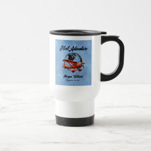 Retirement Party Next Adventure Travel Plane Mug