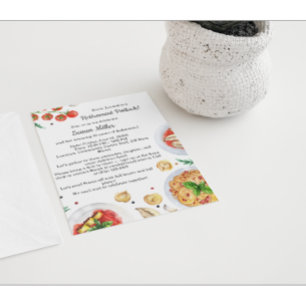 Retirement Party Potluck Invitation