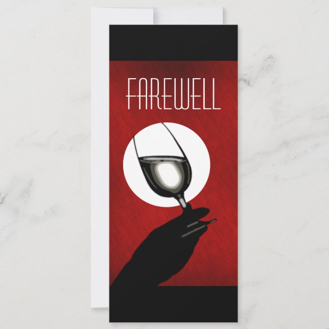 Retirement party retiring farewell CUSTOMIZE Invitation (Front)