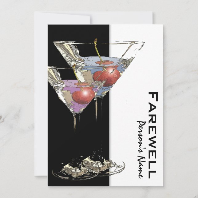 Retirement party retiring farewell CUSTOMIZE Invitation (Front)