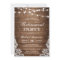 Retirement Party | Rustic Wood String Lights Lace