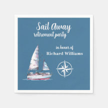 Retirement Party Sail Away Nautical Theme