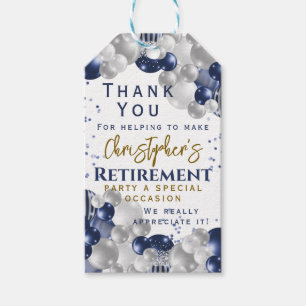 Retirement Party Thank You Gift Tags