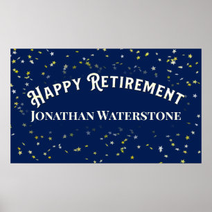 Retirement Party Welcome Poster Sign