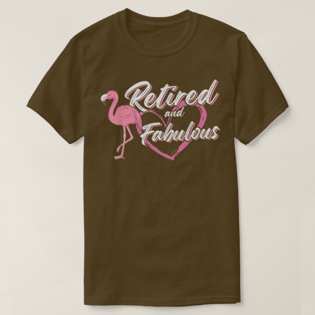 Retirement pension flamingo fairytale  T-Shirt (Design Front)