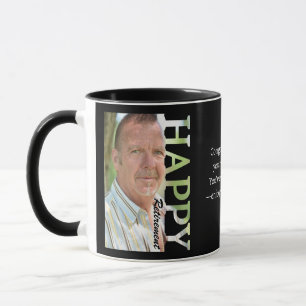 Retirement Photo Canvas Personalised Retirement Mug
