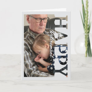 Retirement Photo Card   Personalized Retirement 