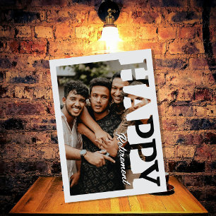 Retirement Photo Card   Personalized Retirement 
