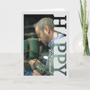 Retirement Photo Card   Personalized Retirement 