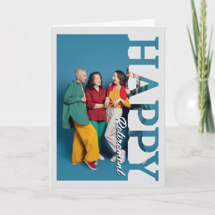 Retirement Photo Card   Personalized Retirement 