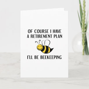 Retirement Plan Beekeeping Card