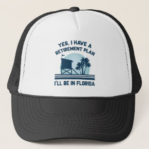 Retirement Plan Florida Trucker Hat