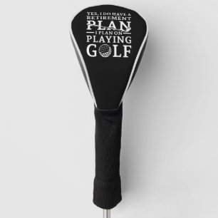 Retirement Plan Golf Head Cover