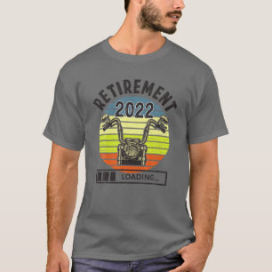 Retirement Plan Loading Motorcycle T-Shirt