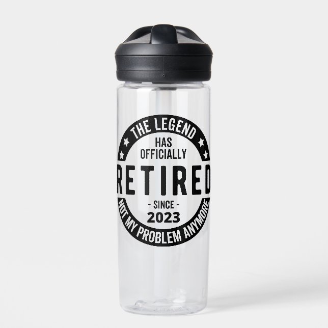retirement plan water bottle (Front)