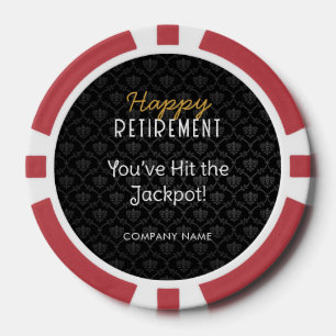 Retirement Poker Chips Fun Party Favour or Gift