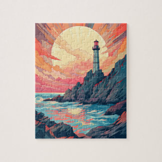 Retirement, Relaxing at the Beach Jigsaw Puzzle