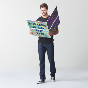 Retirement Repeating wishes front back XXL Jumbo