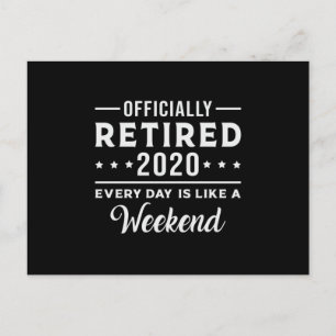 Retirement Retired 2020 Retire Grandpa Funny Gift Postcard