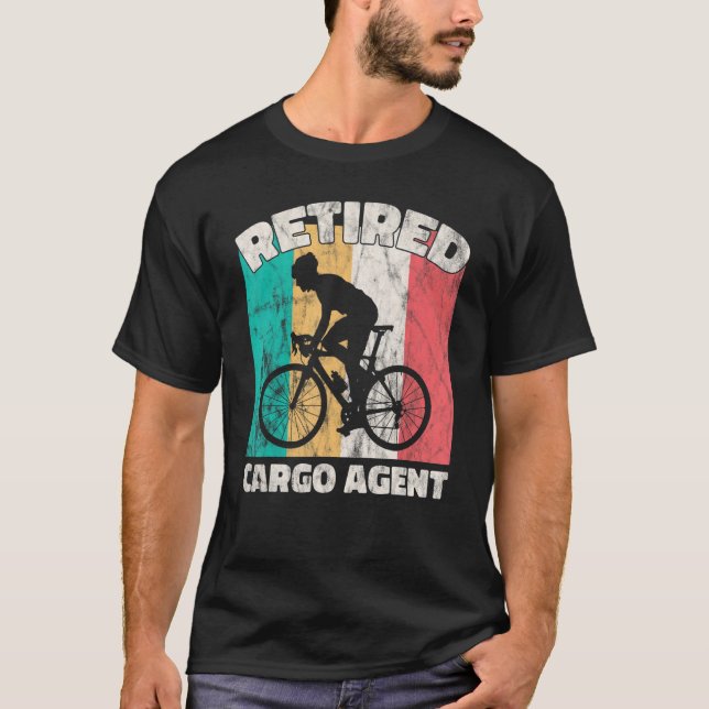   Retirement   Retired Cargo Agent T-Shirt (Front)