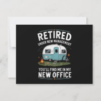 Retirement Retired Funny Camper Camp Camping