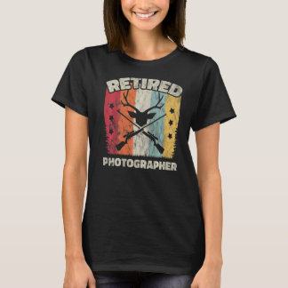 Retirement Retired Photographer T-Shirt