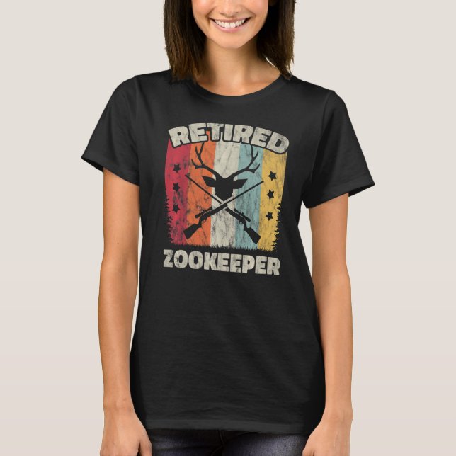Retirement Retired Zookeeper T-Shirt (Front)