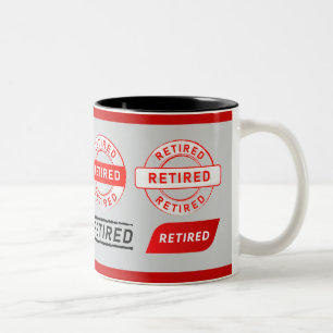 Retirement! Retiree Gift Two-Tone Coffee Mug