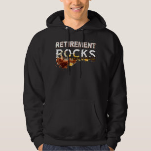 Retirement Rocks Guitar Old Rockers Retired Hoodie