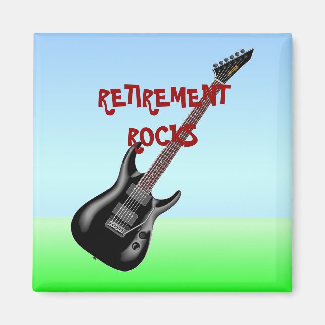 RETIREMENT ROCKS MAGNET (Front)