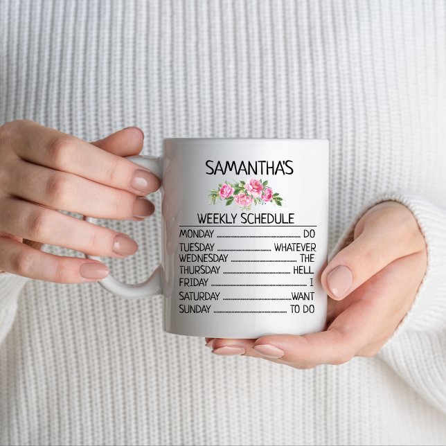 Retirement Schedule Retired Gift For Women Grandma Mug (Creator Uploaded)