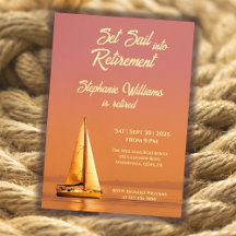 Retirement Set Sail into Retirement Sail Nautical 