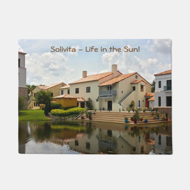 Retirement - Solivita Village Centre Kissimmee FL Doormat (Front)