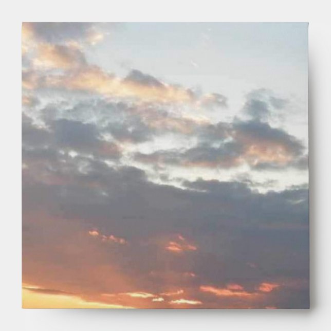 Retirement sunset photo new beginning envelope (Front)