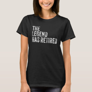 Retirement The Legend Has Retired Boss Manager  Vi T-Shirt