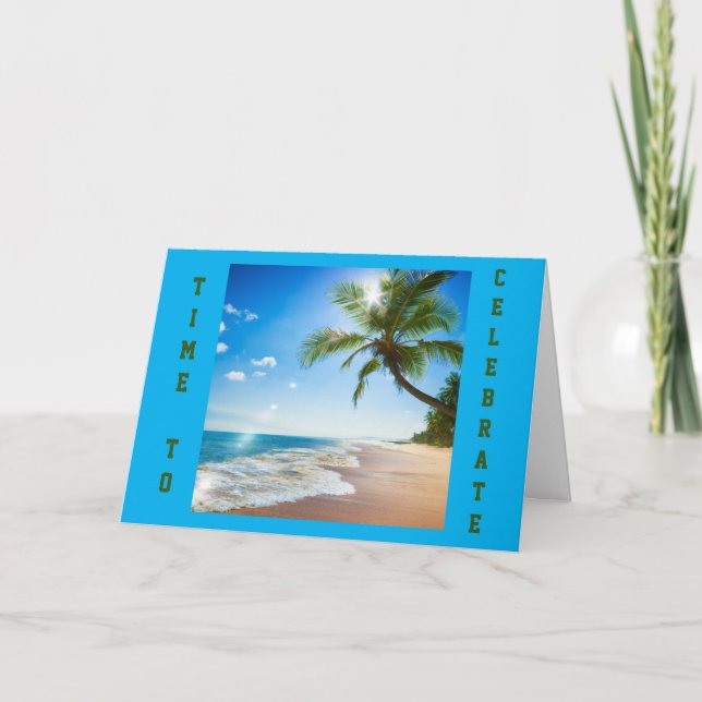 **RETIREMENT** TIME TO "ENJOY LIFE" CONGRATS CARD (Front)