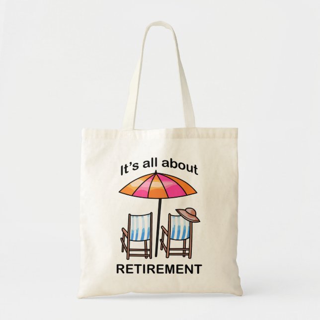 Retirement Tote Bag (Front)