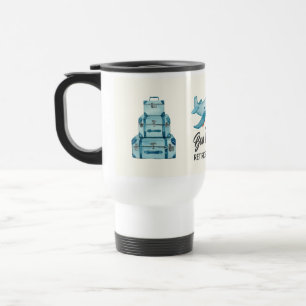 Retirement Travel Adventure Plane Mug