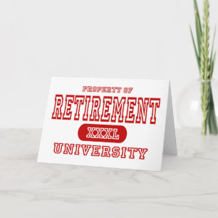 Retirement University Card