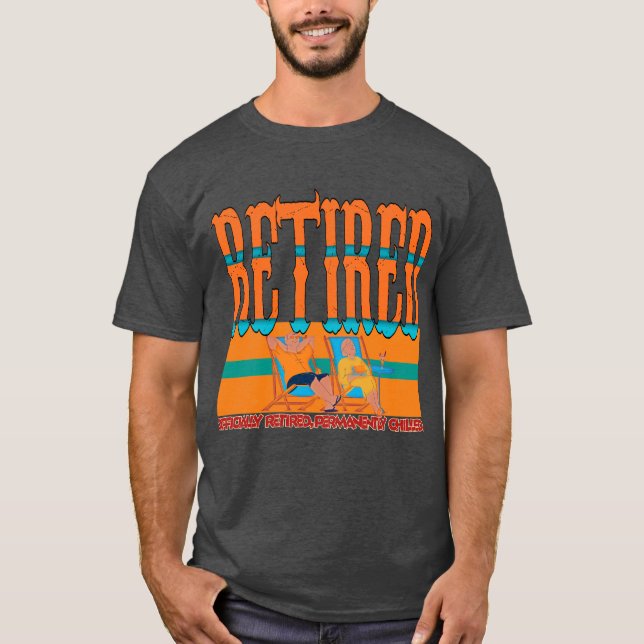 Retirement Vacation Design T-Shirt (Front)