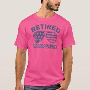 Retirement Vintage Sunglasses Usa Flag Men Dad 11 T-Shirt