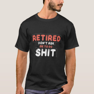Retirement Womens Mens Retired Vintage Retiring 1 T-Shirt