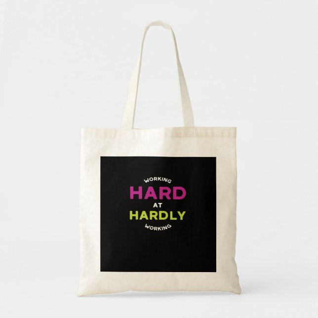 Retirement Working Hard At Hardly Working Oversize Tote Bag (Front)