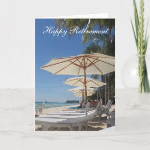retiring beach seats card
