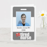 retiring nurse personalised photo retirement