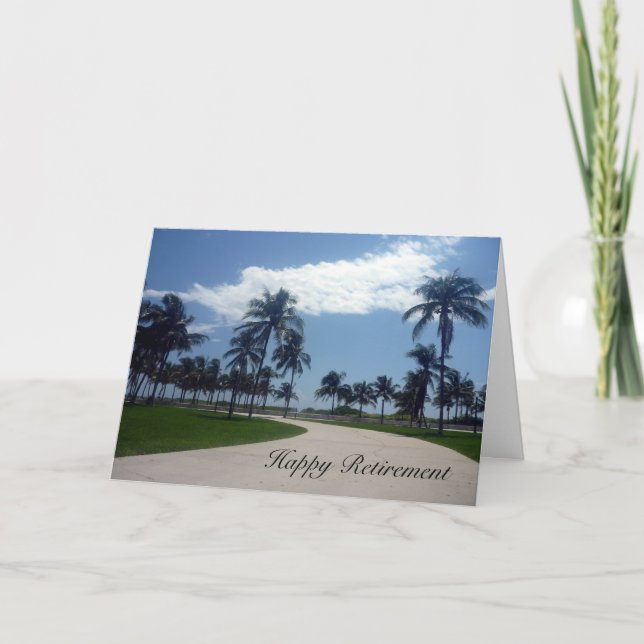 retiring palms card (Front)