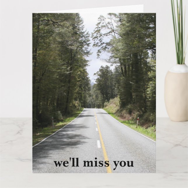 retiring travels big card (Front)