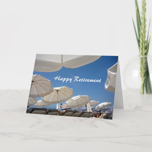 retiring umbrellas card (Front)