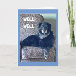 **RETIRING** WOOF WOOF CONGRATULATIONS CARD