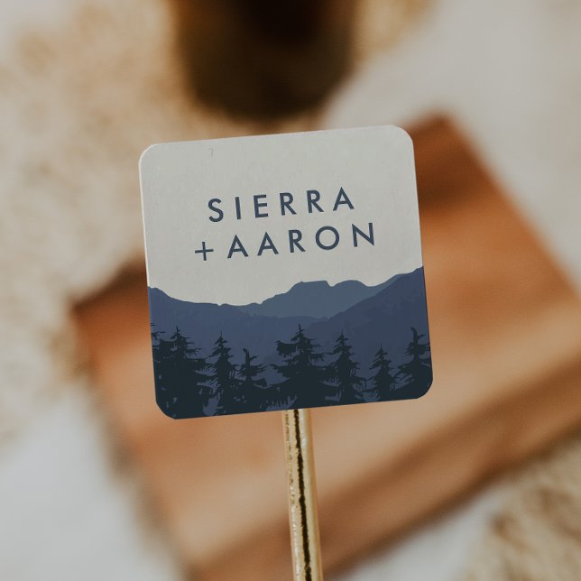 Retreat to the Mountains Wedding Envelope Seals (Creator Uploaded)